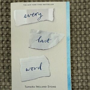 Barnes & Noble Every Last Word Book - Blue and White